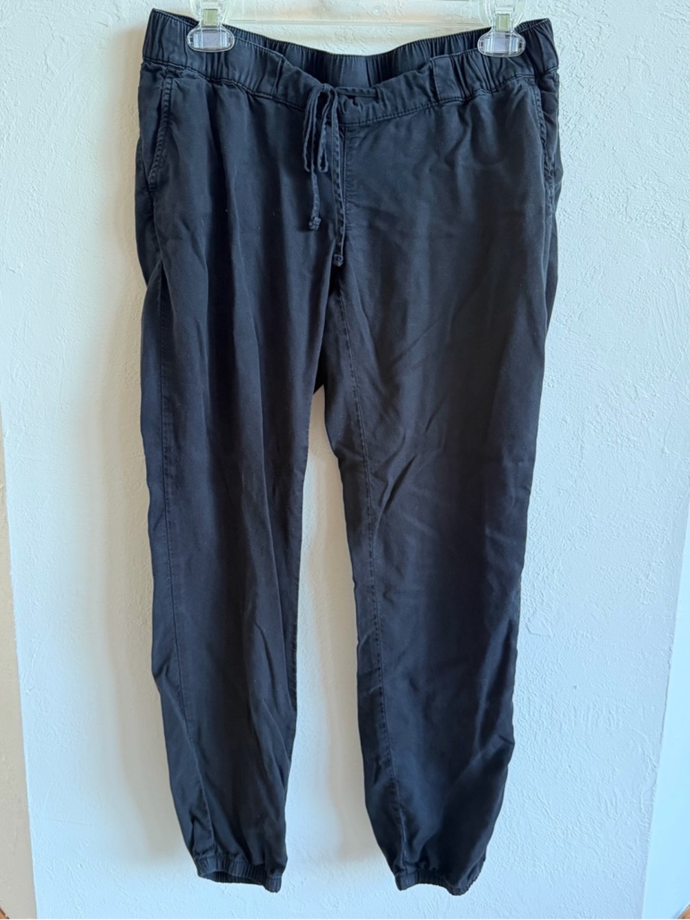 GAP maternity Black Drawstring Joggers